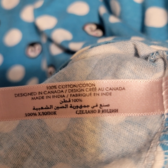 La Vie En Rose Blue Penguin Top With Hood Size Small - Picture 6 of 7